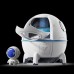 Astronaut Luftbefeuchter mit Raumschiff 2-in-1 Raumklima & Stimmungslicht