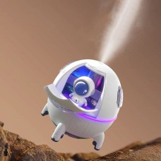 Astronaut Luftbefeuchter mit Raumschiff 2-in-1 Raumklima & Stimmungslicht