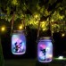 Elfenlicht Feenlicht Gartenlicht Elfe im Einmachglas mit Solarpanel