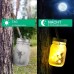 Elfenlicht Feenlicht Gartenlicht Elfe im Einmachglas mit Solarpanel