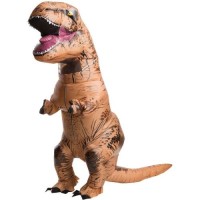 Aufblasbares Kostüm Trex Jurassic Park Fasnacht Fasching Karneval