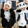 Panda Jumpsuit Schlafanzug Pyjama Kostüm Onesie