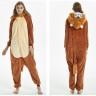 Löwe Löwin Jumpsuit Schlafanzug Pyjama Kostüm Onesie